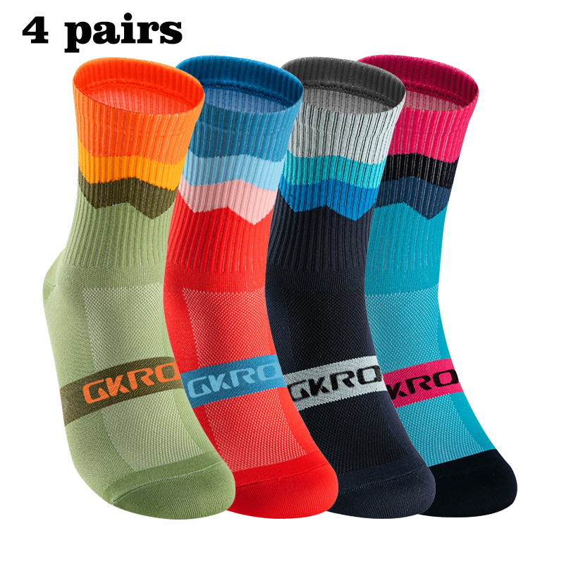 GKRQ 4 Pairs Bike Socks Men Nu - Compression Sock Medical recensie en prijs