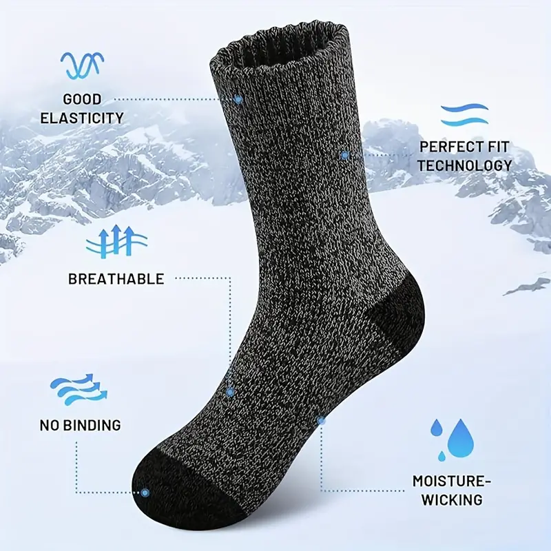 5 Pairs Merino Wool Socks For  - Wool Hiking Sock recensie en prijs