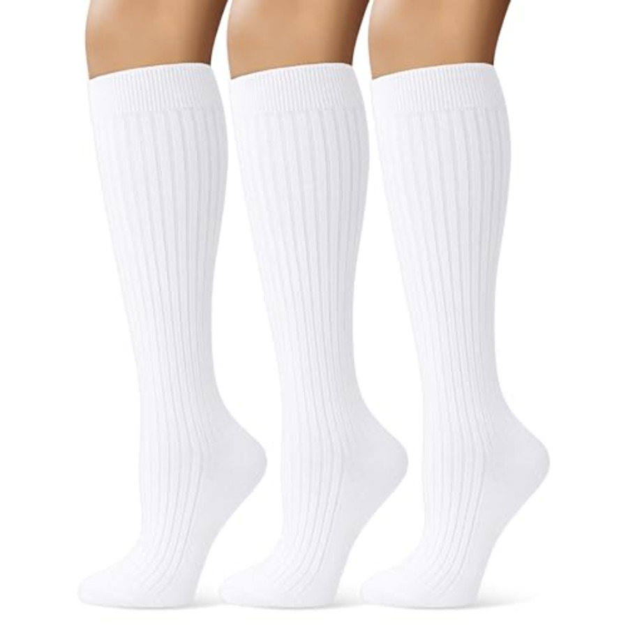 Justay 3 Pairs Womens Knee Hig - Boot Sock Slouchy recensie en prijs