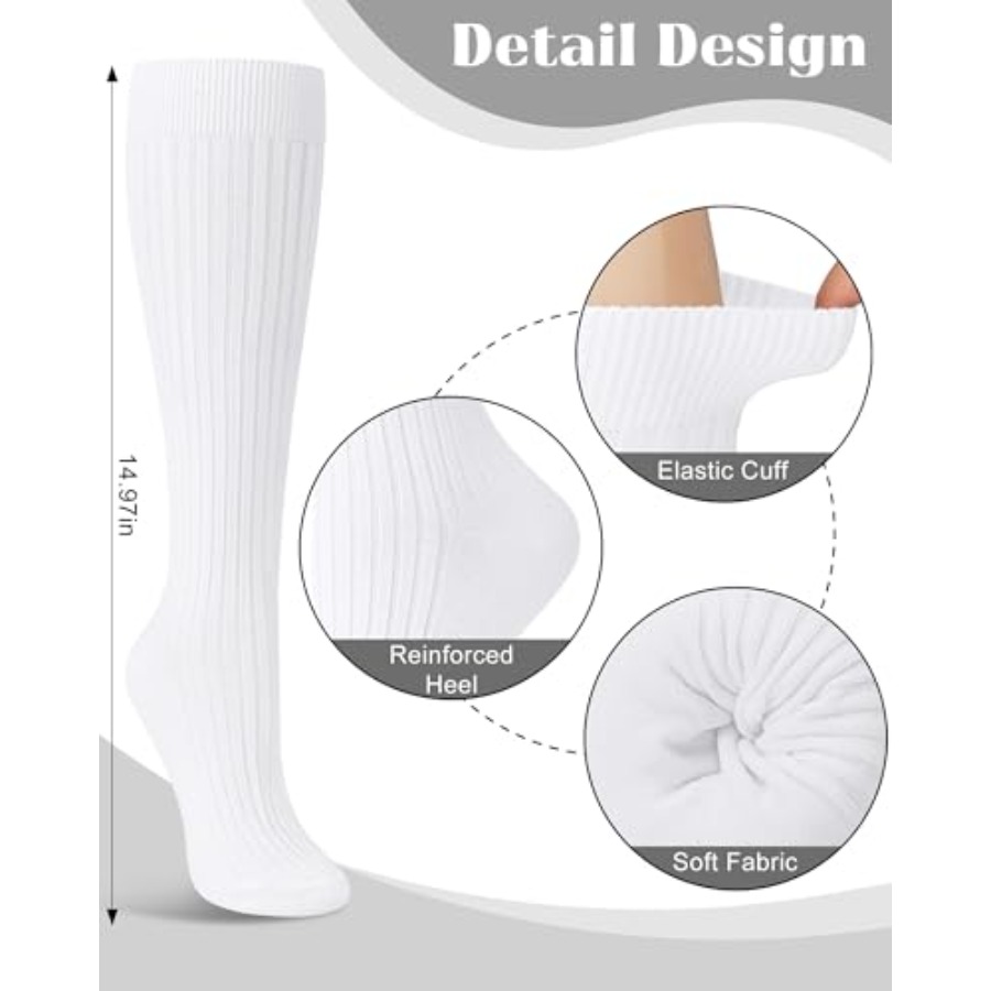Justay 3 Pairs Womens Knee Hig - Boot Sock Slouchy recensie en prijs