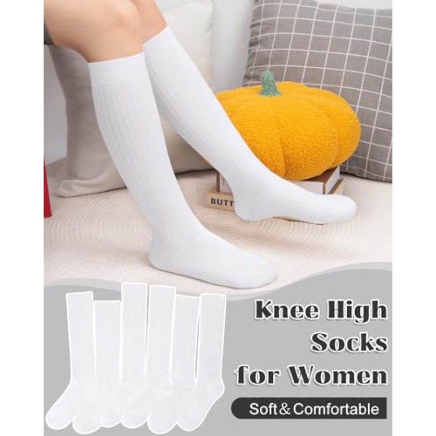 Justay 3 Pairs Womens Knee Hig - Boot Sock Slouchy recensie en prijs