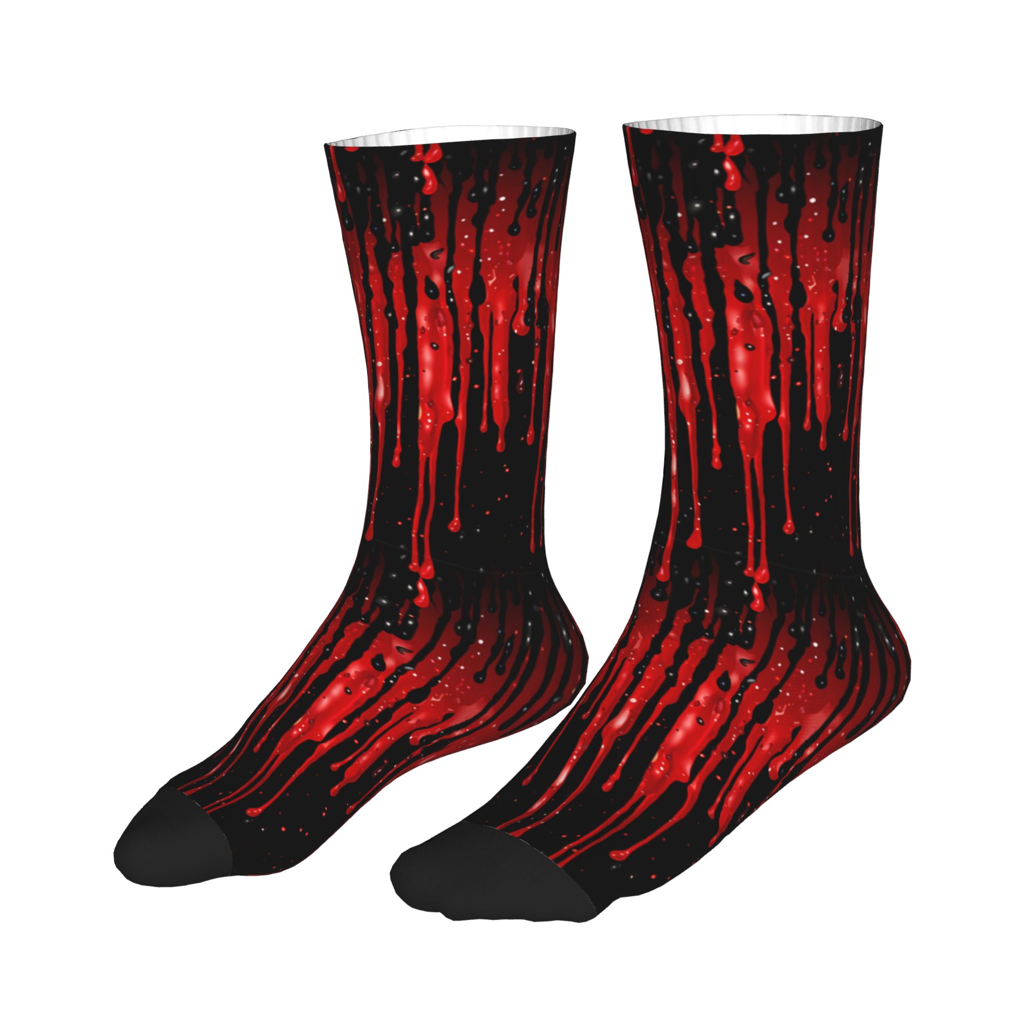 Dripping Red Liquid Pattern  M - Dress Sock Men recensie en prijs