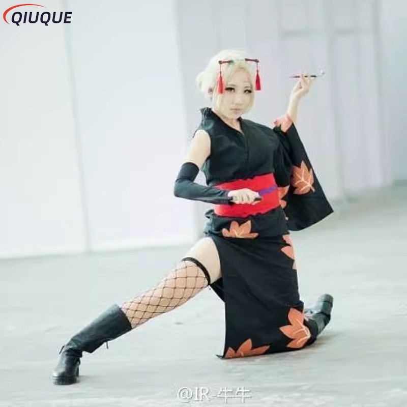 Tsukuyo Cosplay Costume Wig Ku - Fishnet Stocking Women recensie en prijs