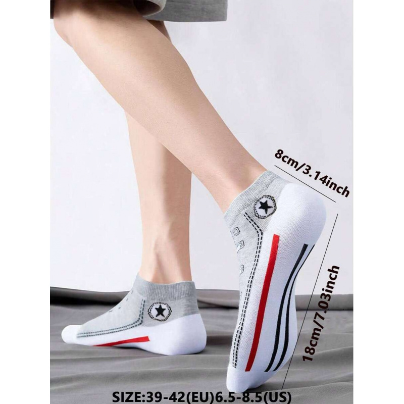 5/10 Pairs Multi-Color Breatha - Ankle Sock Low Cut recensie en prijs