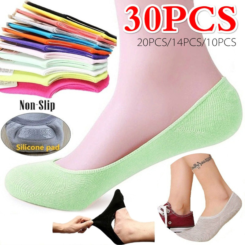 5 Pairs 10PCS Women Socks Nons - Invisibility Sock Loafer recensie en prijs