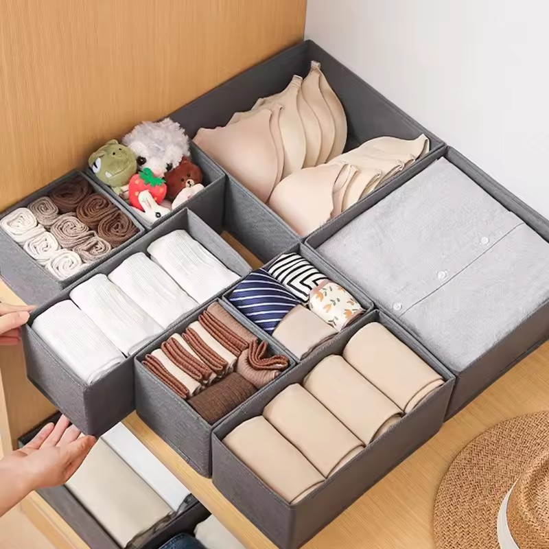 3PC Fabric Underwear Storage B - Sock Organizer Tray recensie en prijs