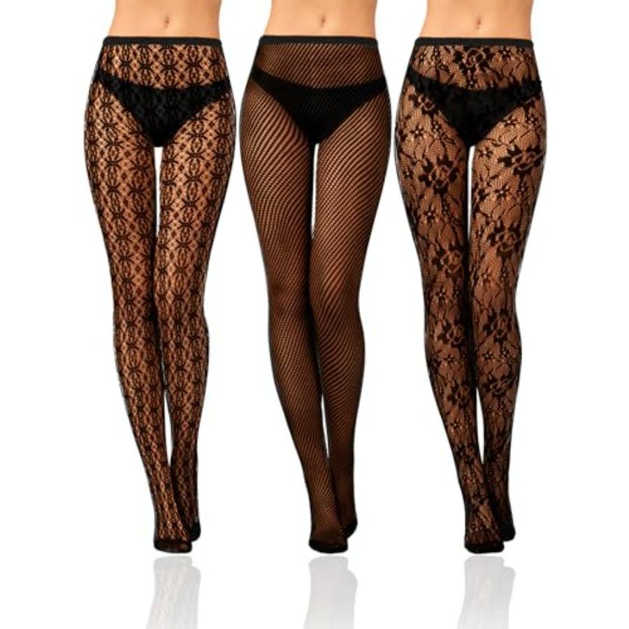 Bencailor 3 Pairs Women Rhines - Fishnet Stocking Women recensie en prijs