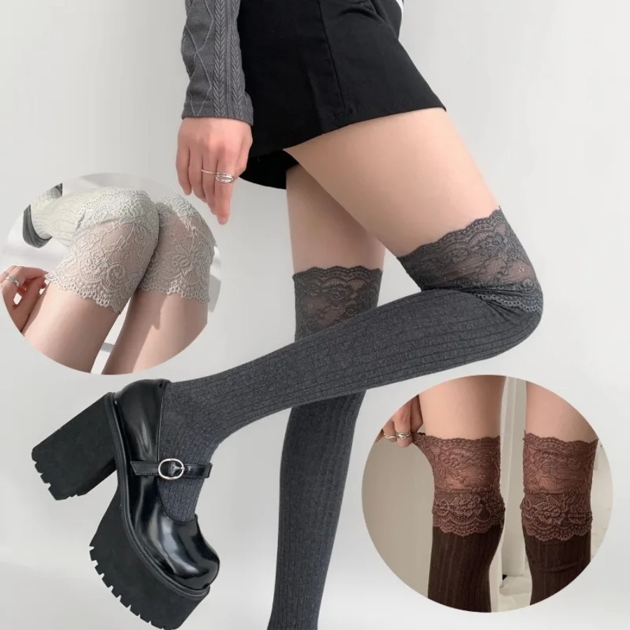 Soft Cotton Thigh High Socks,  - Boot Sock Slouchy recensie en prijs