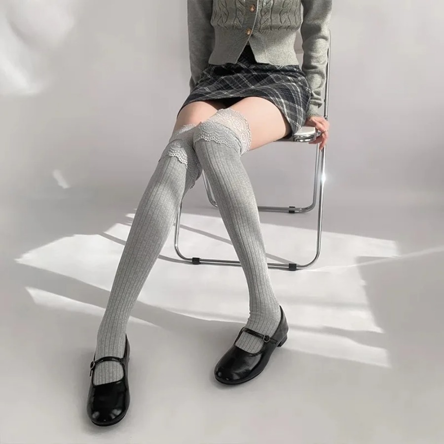 Soft Cotton Thigh High Socks,  - Boot Sock Slouchy recensie en prijs
