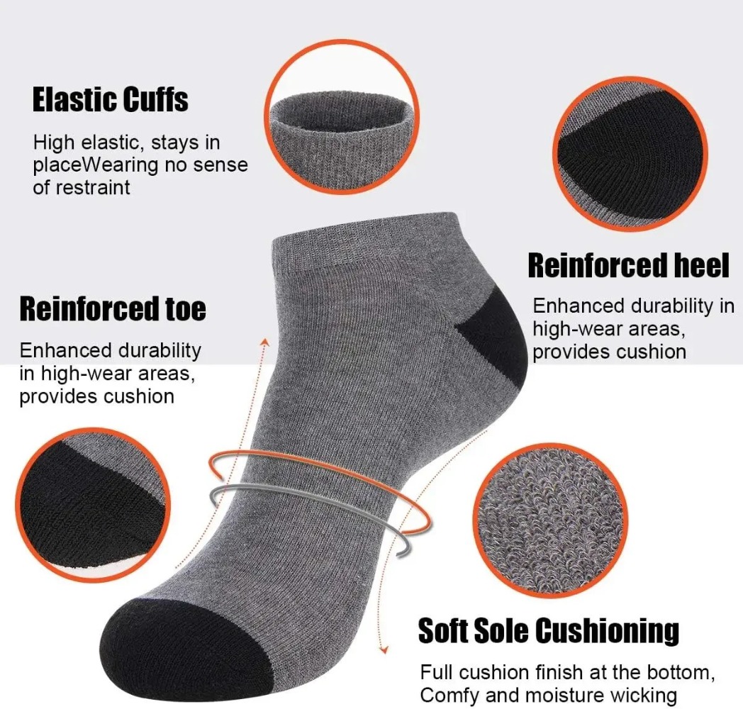 1-10Pairs Breathable Mens Summ - Ankle Sock Low Cut recensie en prijs