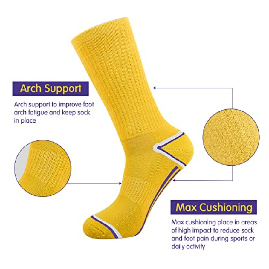 Mens 6 Pack Athletic Performan - Athletic Sock Cushion recensie en prijs