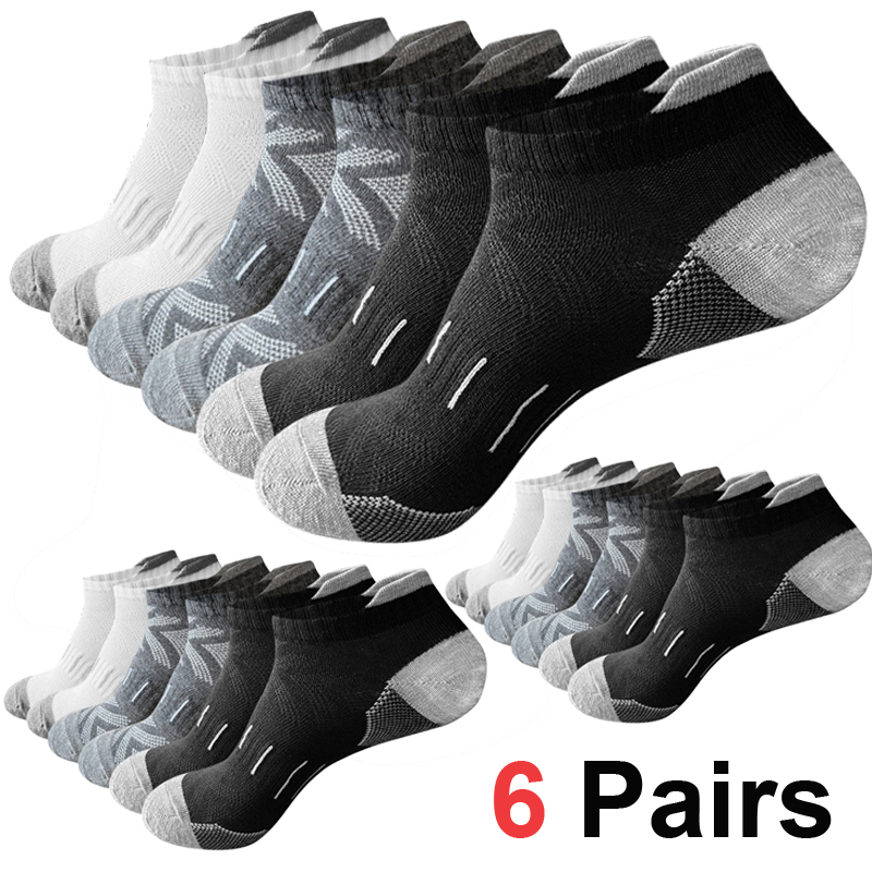 6Pairs Men's Arrow Print Ankle - Athletic Sock Cushion recensie en prijs