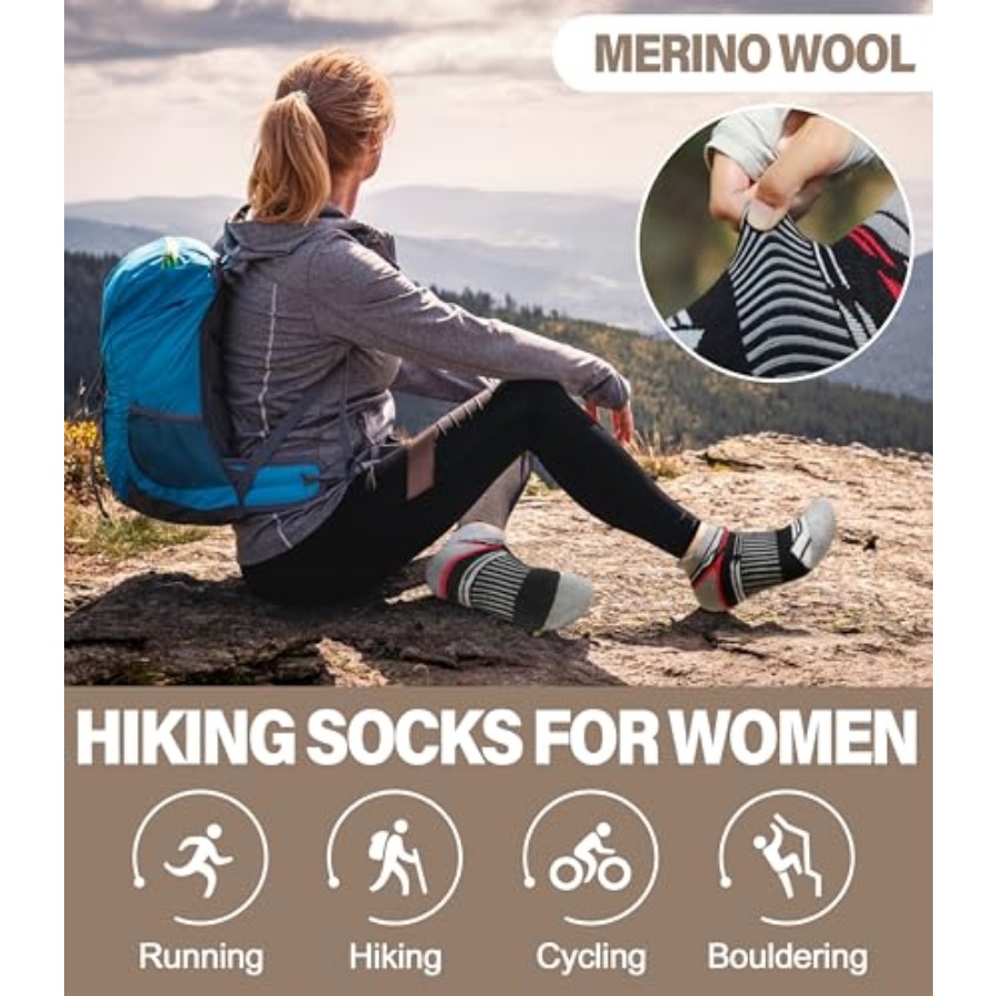 LANLEO Merino Wool Ankle Runni - Wool Hiking Sock recensie en prijs