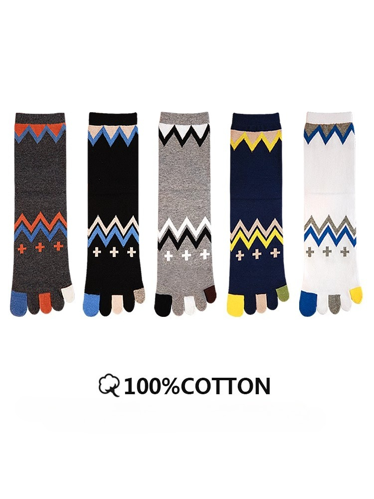 5 Pairs Four-season Pure Cotto - Toe Sock Split recensie en prijs