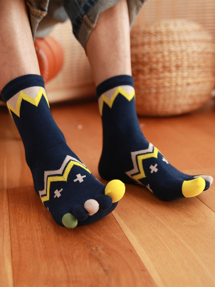 5 Pairs Four-season Pure Cotto - Toe Sock Split recensie en prijs