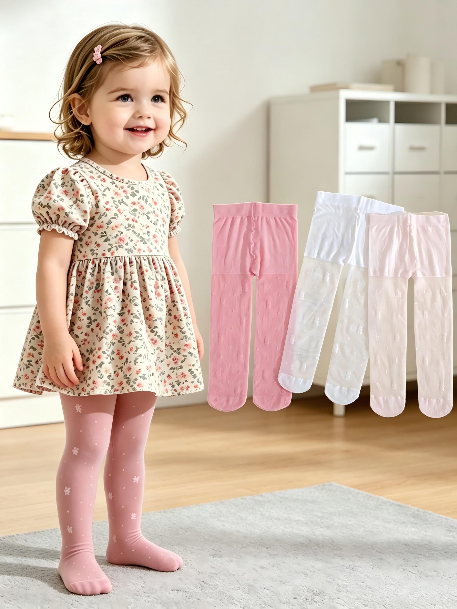 3Pack Toddler Girls Floral Pri - Tights Pantyhose Sheer recensie en prijs