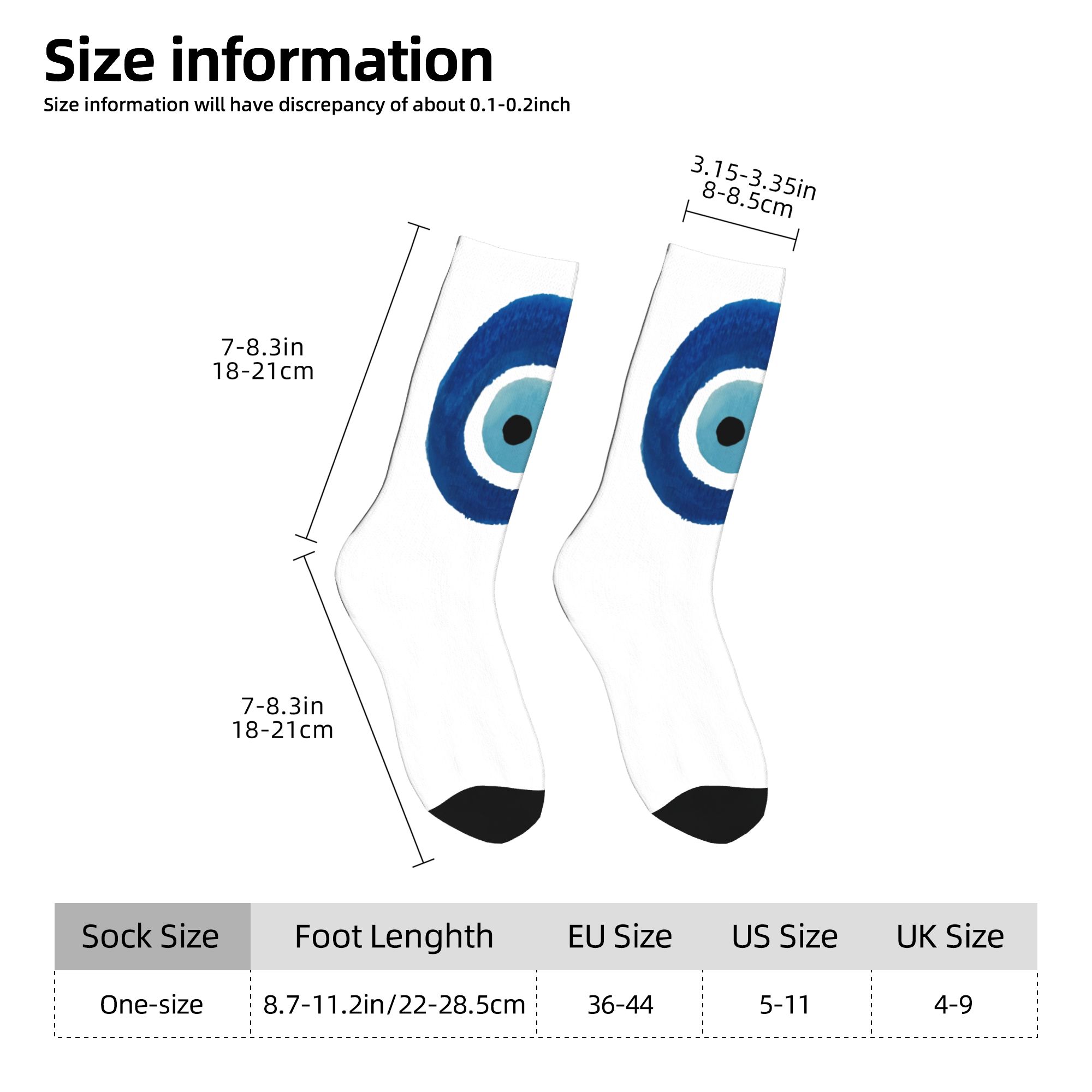 Custom Watercolor Evil Eye Naz - Dress Sock Men recensie en prijs