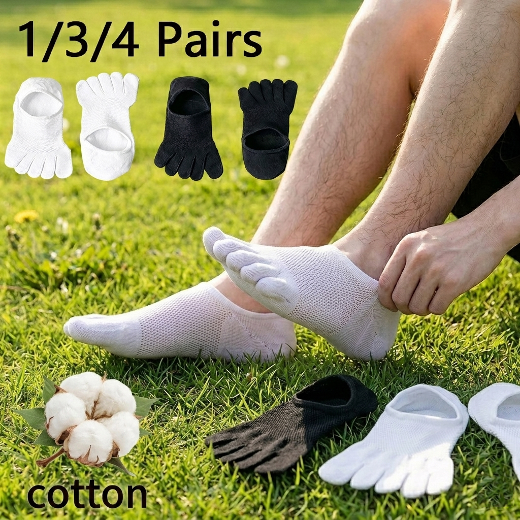 1/3/4 Pairs,Unisex Cotton Five - Toe Sock Split recensie en prijs