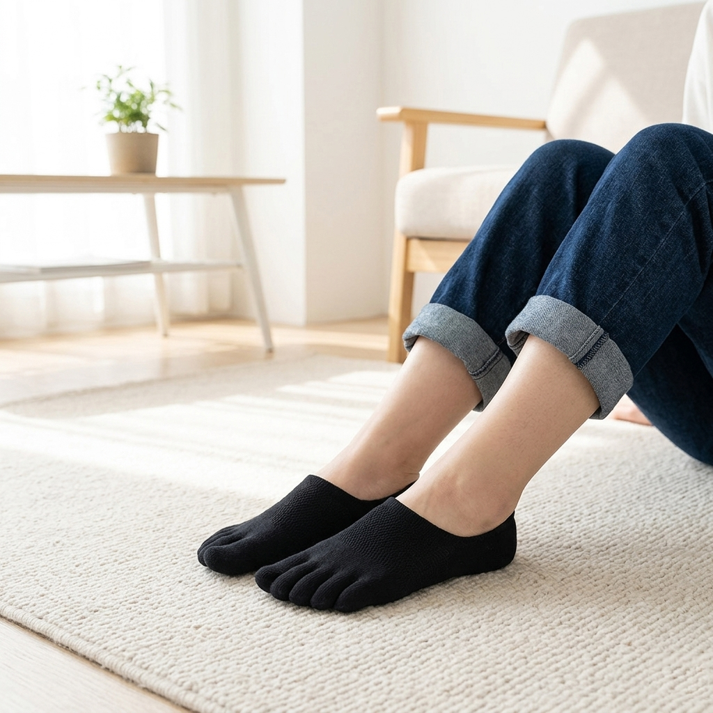 1/3/4 Pairs,Unisex Cotton Five - Toe Sock Split recensie en prijs