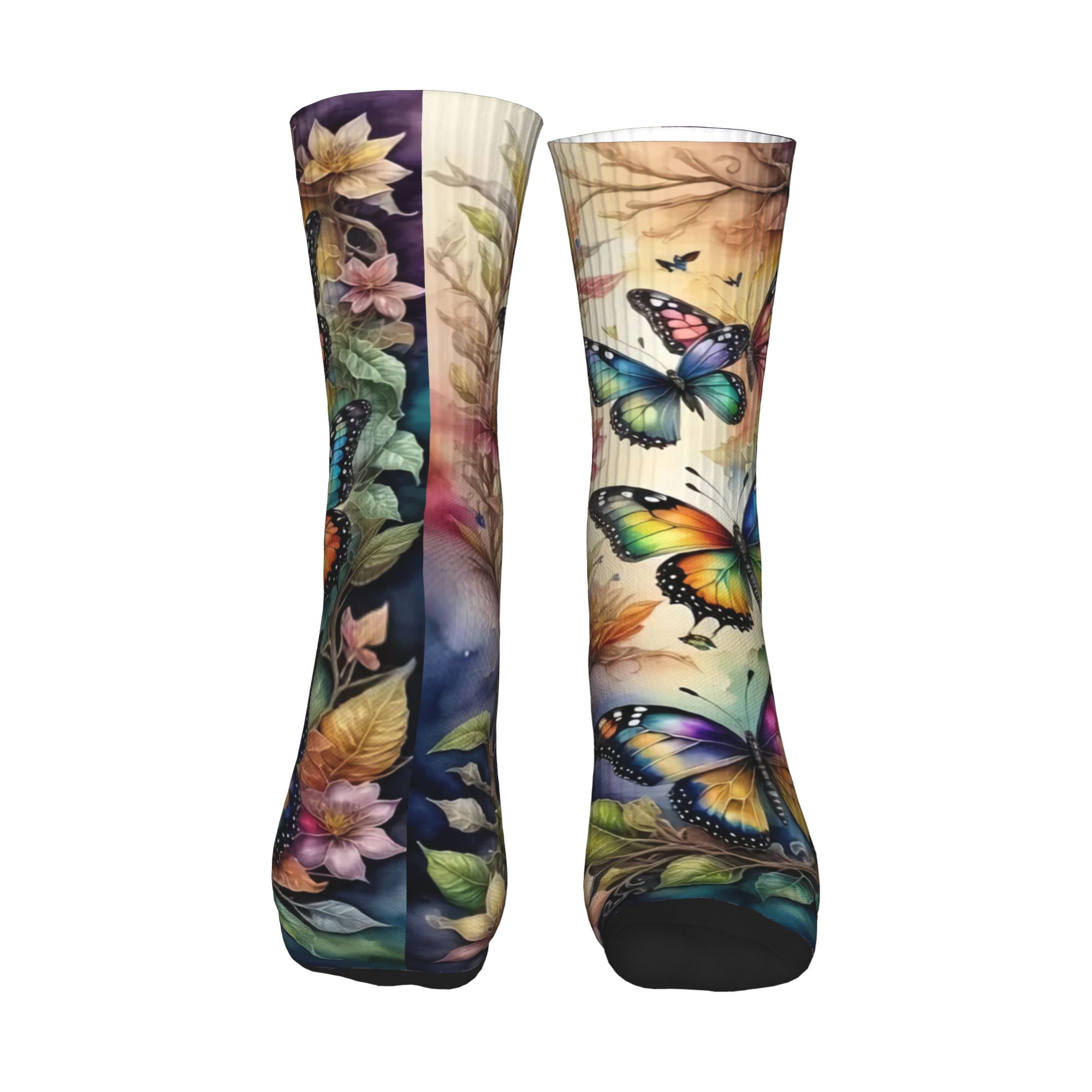 Colorful Butterflies and Flowe - Dress Sock Men recensie en prijs