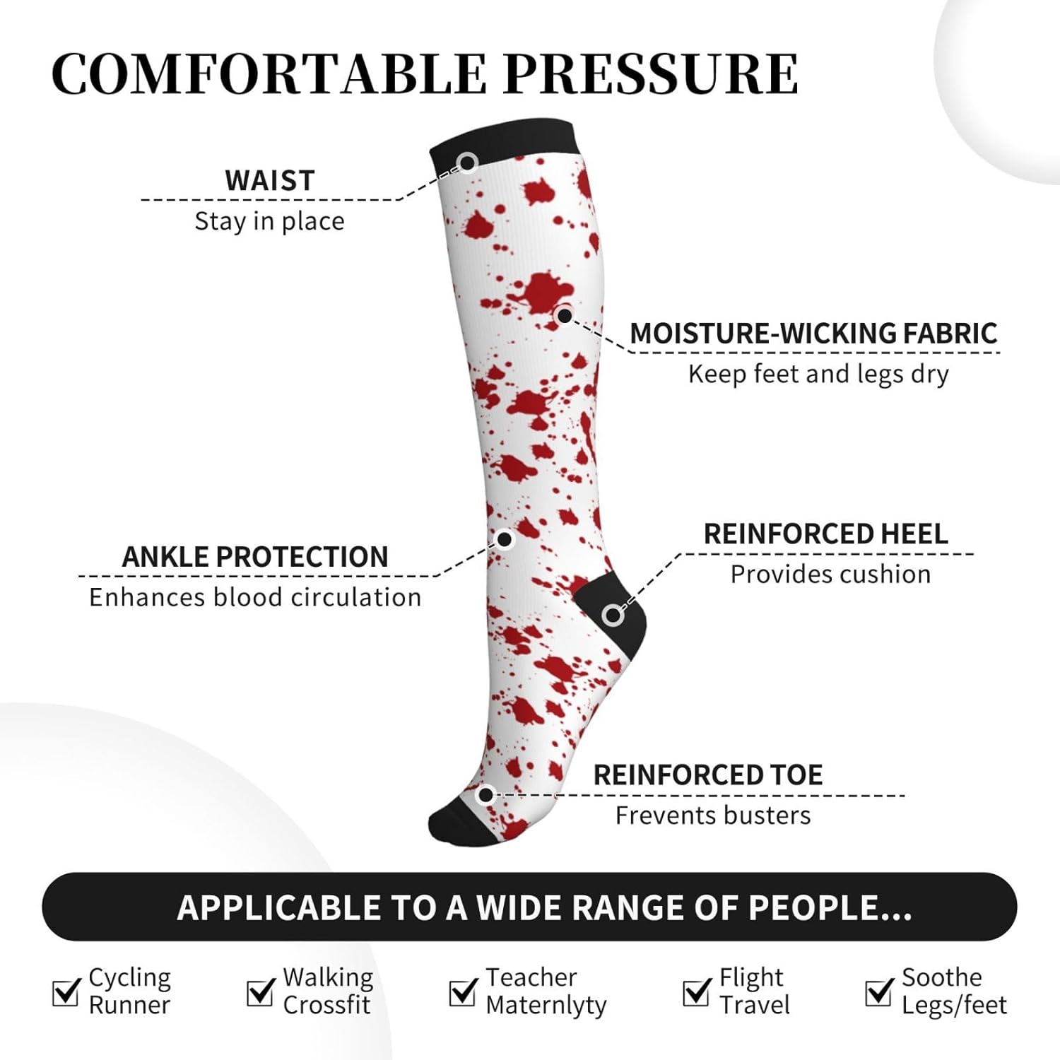Compression Socks Calf Knee Hi - Knee High Sock Women recensie en prijs