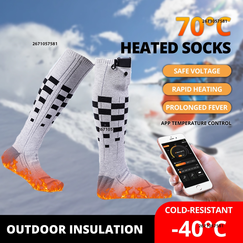 APP Control Heated Socks Recha - Thermal Sock Winter recensie en prijs