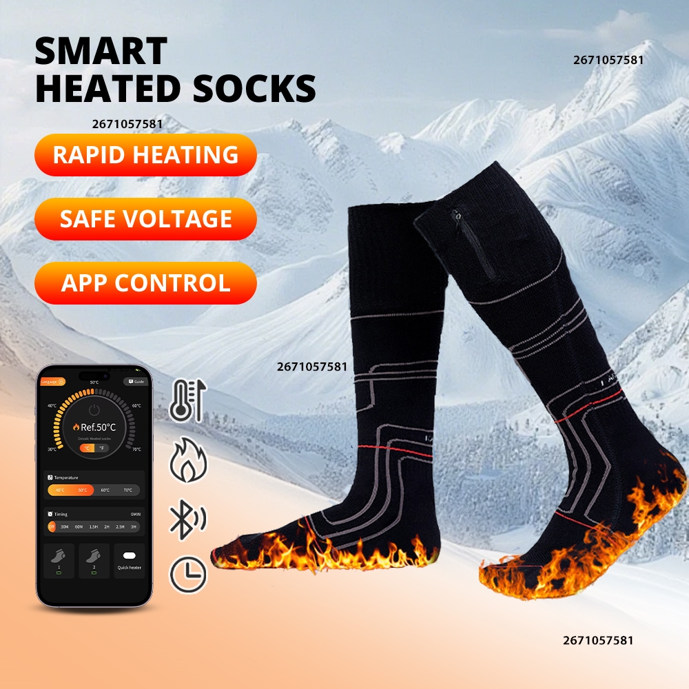 APP Control Heated Socks Recha - Thermal Sock Winter recensie en prijs