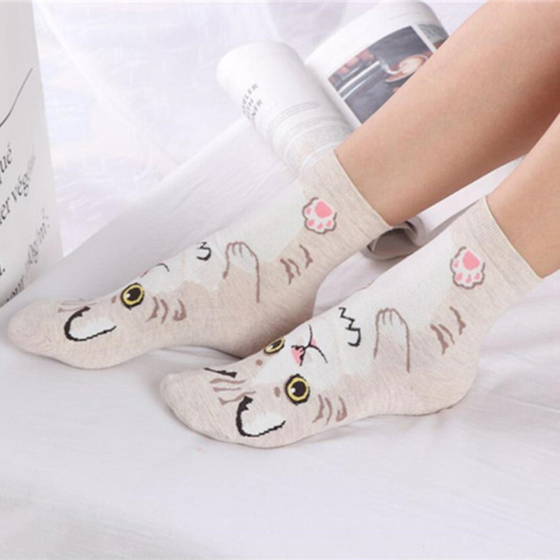 5 Pairs/pack Funny Cartoon Dog - Cotton Crew Sock Pack recensie en prijs