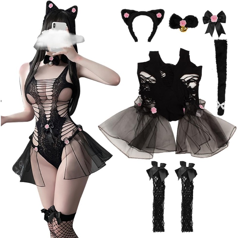 Women Sexy Lingerie Cosplay Ca - Fishnet Stocking Women recensie en prijs
