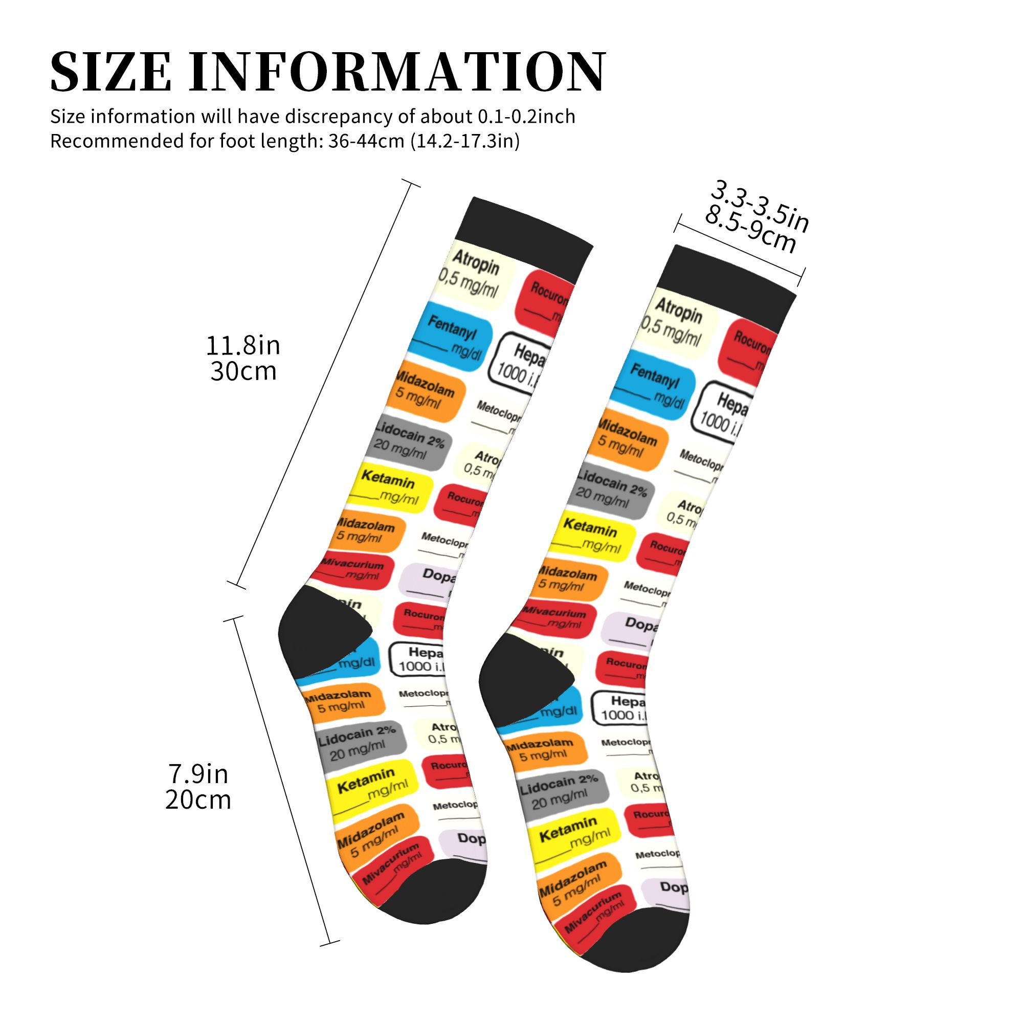 Anesthesia Medication Labels M - Compression Sock Medical recensie en prijs