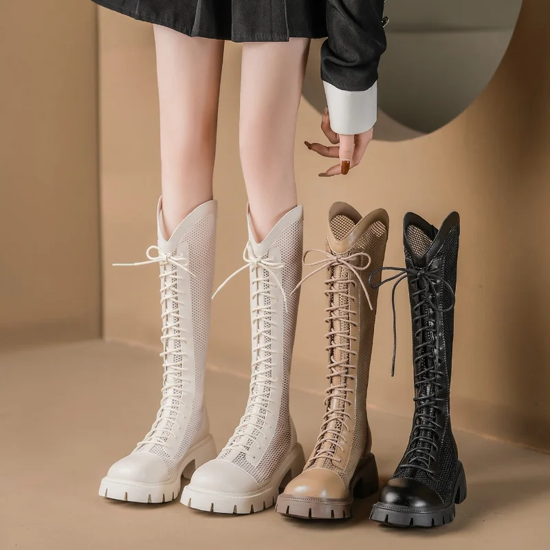 Women Summer Knee-high Mesh Hi - Knee High Sock Women recensie en prijs