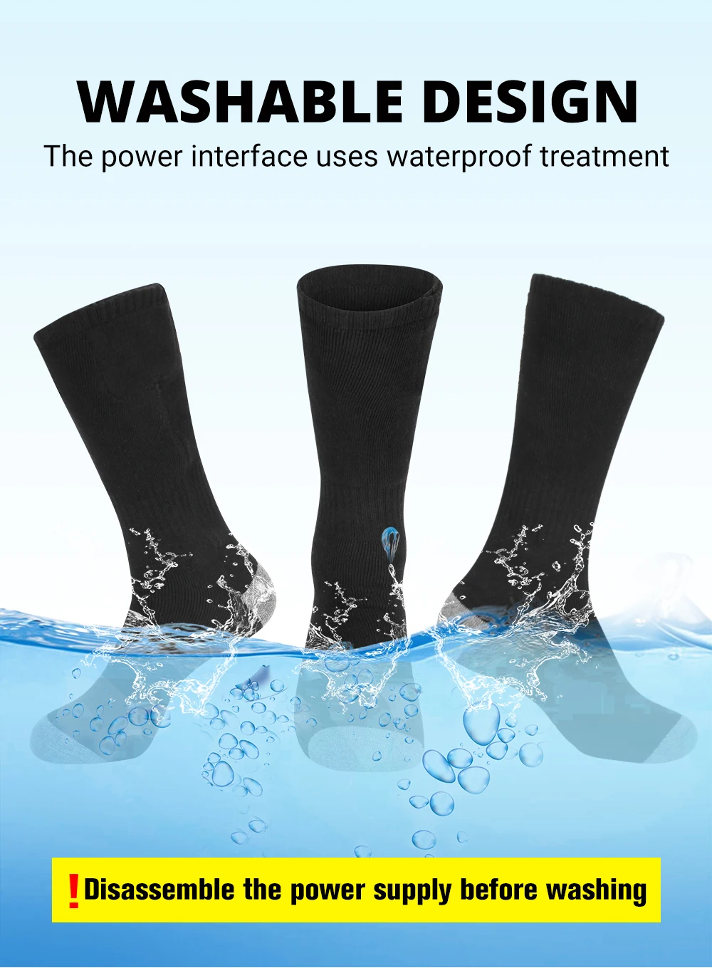 Heating Socks 6000mah Battery  - Thermal Sock Winter recensie en prijs