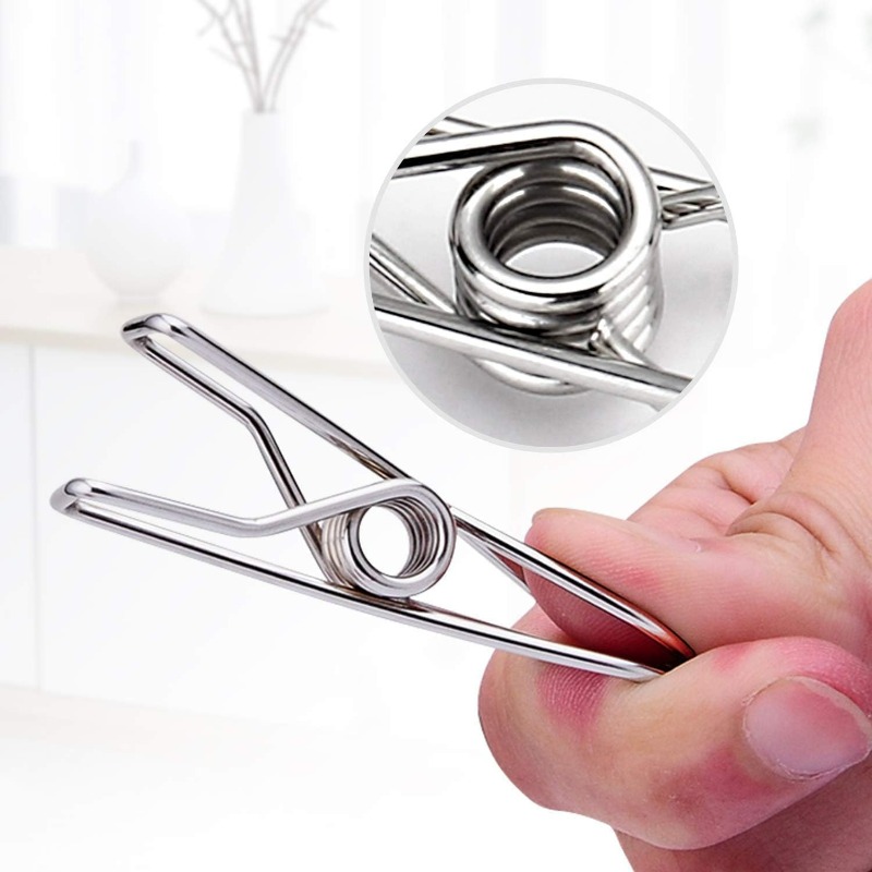 10/50PCS Stainless Steel Clips - Sock Organizer Tray recensie en prijs
