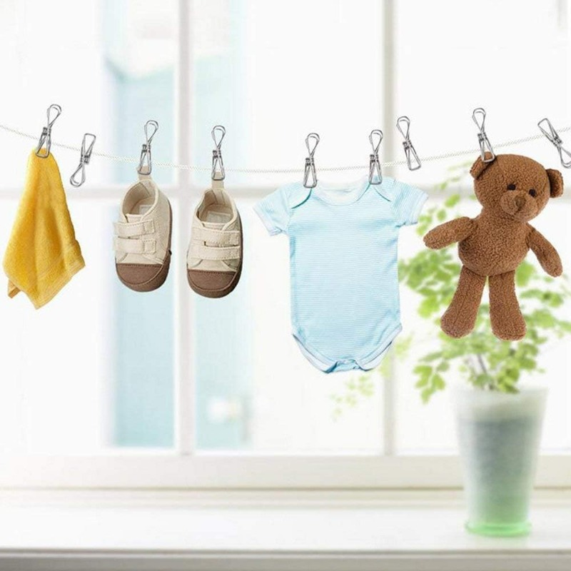 10/50PCS Stainless Steel Clips - Sock Organizer Tray recensie en prijs
