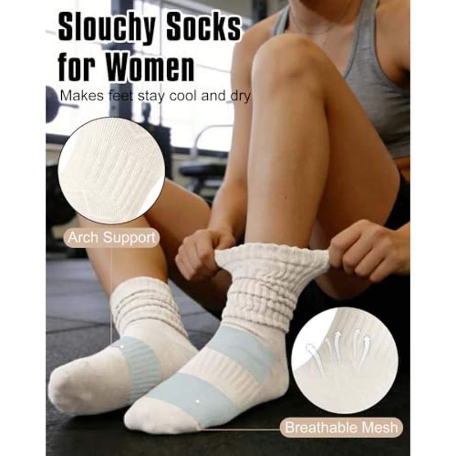 Athletic Slouchy Socks for Wom - Boot Sock Slouchy recensie en prijs