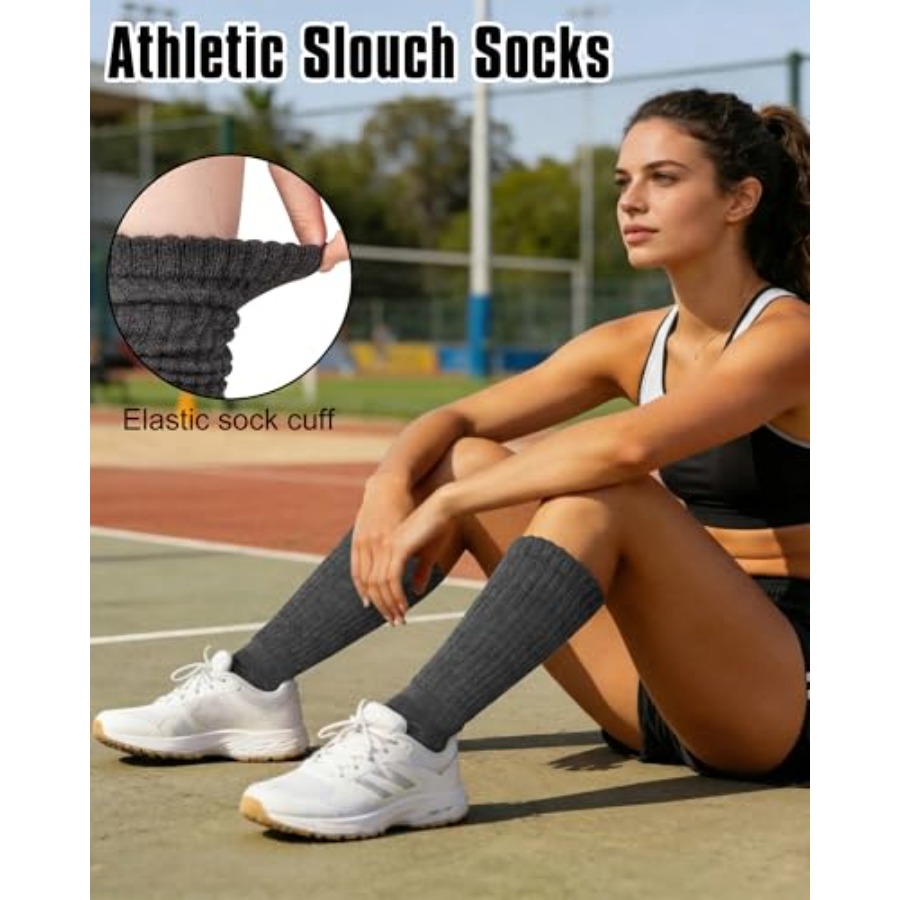 Athletic Slouchy Socks for Wom - Boot Sock Slouchy recensie en prijs