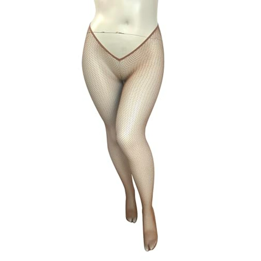 V-Cut Skintone Gold Glitter Fi - Fishnet Stocking Women recensie en prijs