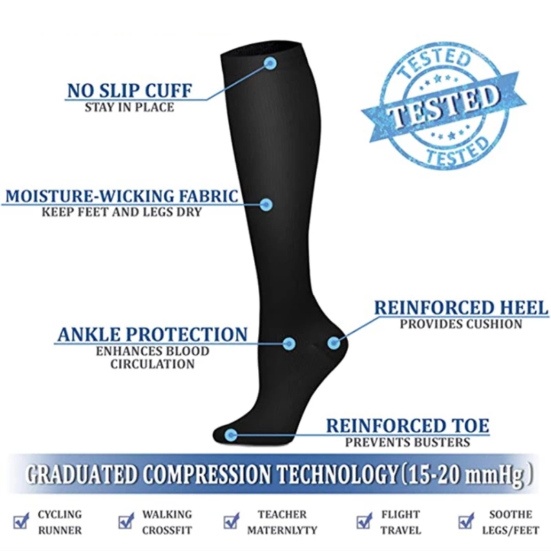 S-XXL Compression Socks Men Wo - Compression Sock Medical recensie en prijs