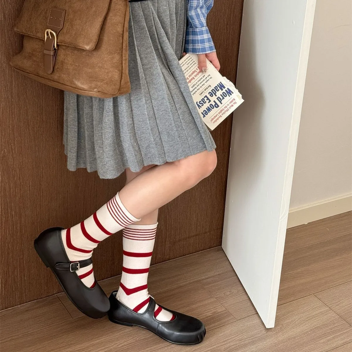 Korean Winter Striped Wool Sil - Silk Sock Bamboo recensie en prijs