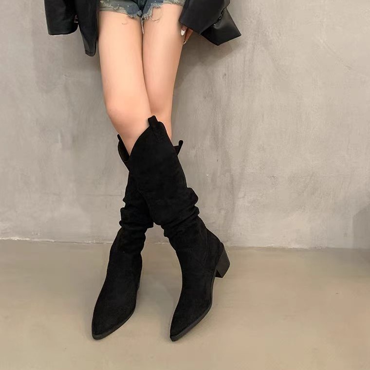 Long boots 2026 French retro c - Knee High Sock Women recensie en prijs