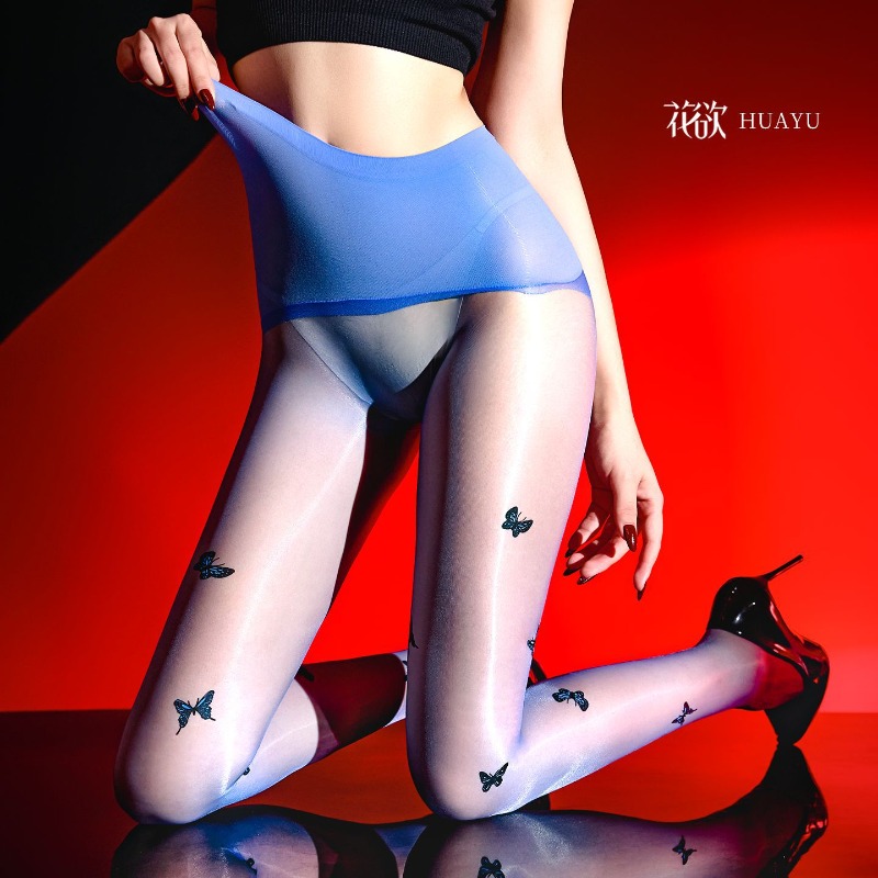 Unisex Butterfly Oil Glossy Pa - Tights Pantyhose Sheer recensie en prijs