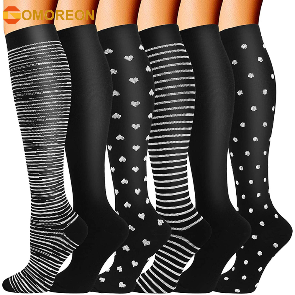 GOMOREON 6Pairs Compression So - Compression Sock Medical recensie en prijs