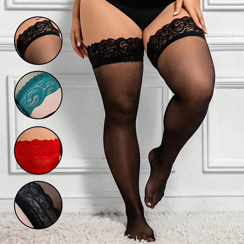 Plus Size Women Thigh High Sto - Thigh High Sock Stay Up recensie en prijs