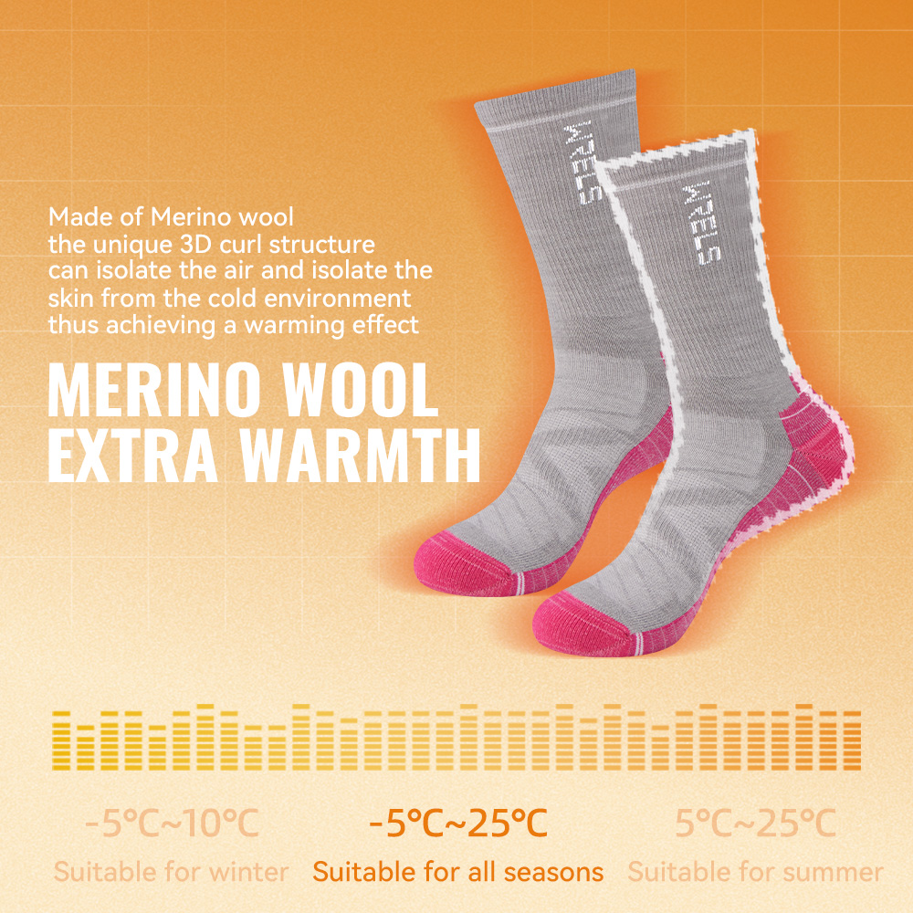 WRELS 1/2/3 Merino Wool Socks  - Wool Hiking Sock recensie en prijs