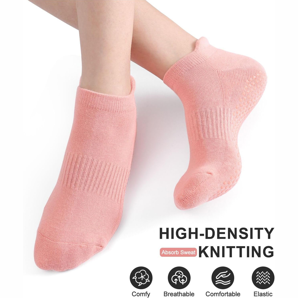 6 Pairs Yoga Socks for Women P - Grip Sock Yoga recensie en prijs