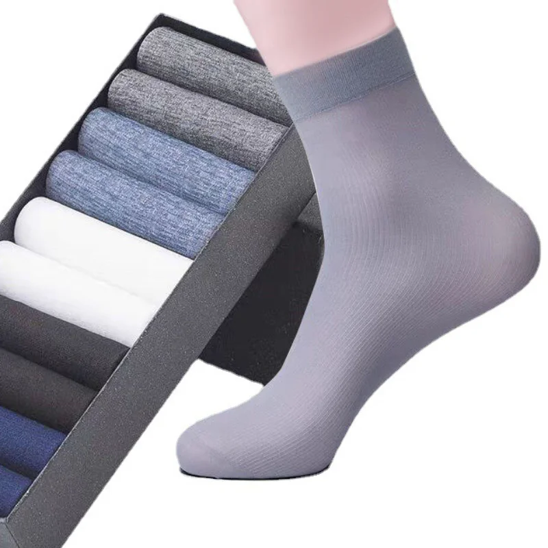 10Pairs Men Socks Summer Ultra - Silk Sock Bamboo recensie en prijs