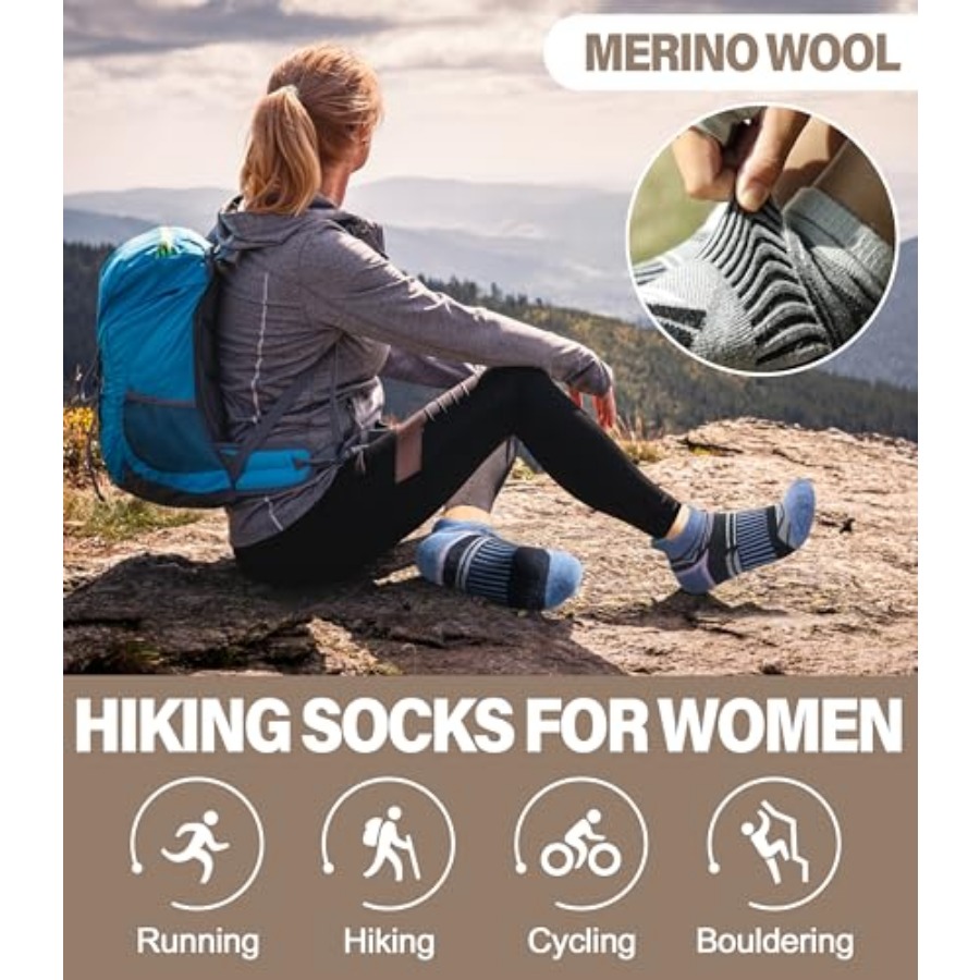 LANLEO Merino Wool Ankle Runni - Wool Hiking Sock recensie en prijs