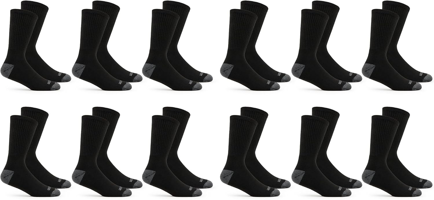 Men's Dual Defense Crew Socks  - Cotton Crew Sock Pack recensie en prijs