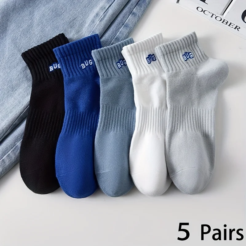 5 Pairs Men's Ankle Socks, Sol - Ankle Sock Low Cut recensie en prijs