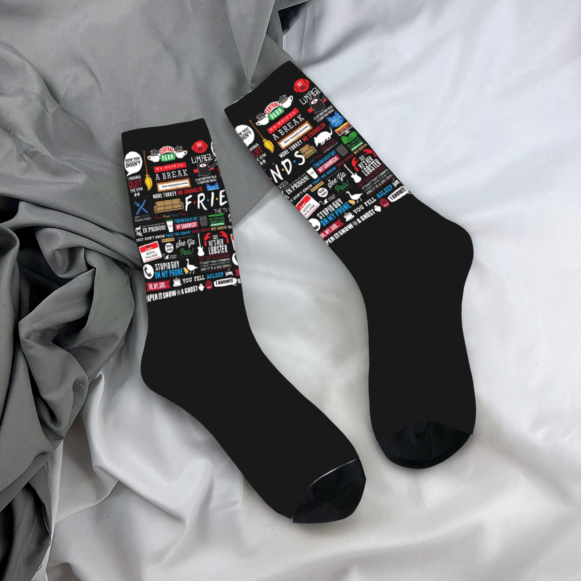 Custom Cute Funny TV Show Frie - No Show Sock Women recensie en prijs